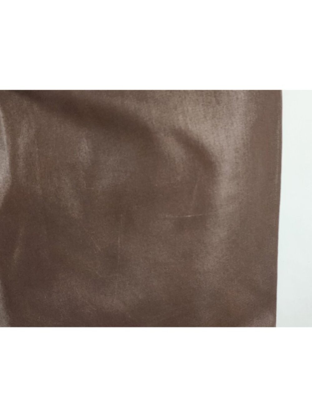Edgely Pants 12 Short Womens Brown Faux Leather Straight Leg Pants - Picture 9 of 11